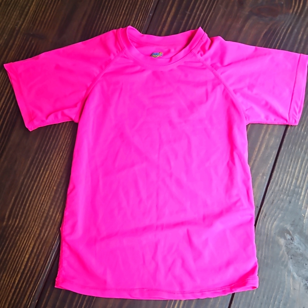 Kids Pink Swim Shirt